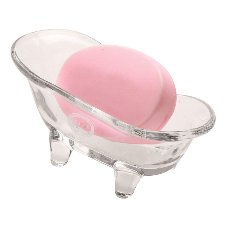 Abbott Collection 27-BLISS Glass Bathtub Soap Dish  6"" L - Image 4